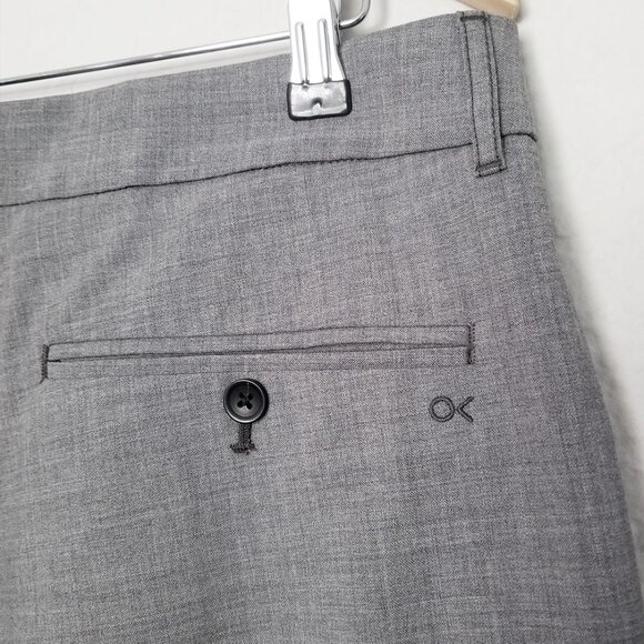 NEW Outerknown Men's 33 Stretch Wool Blend Trouser Pants Tapered Ankle $298 Gray - Picture 10 of 16